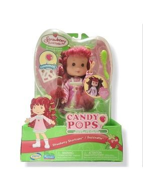 Strawberry Shortcake Candy Pops NIB 2006 Playmates Strawberry Shortcake Doll